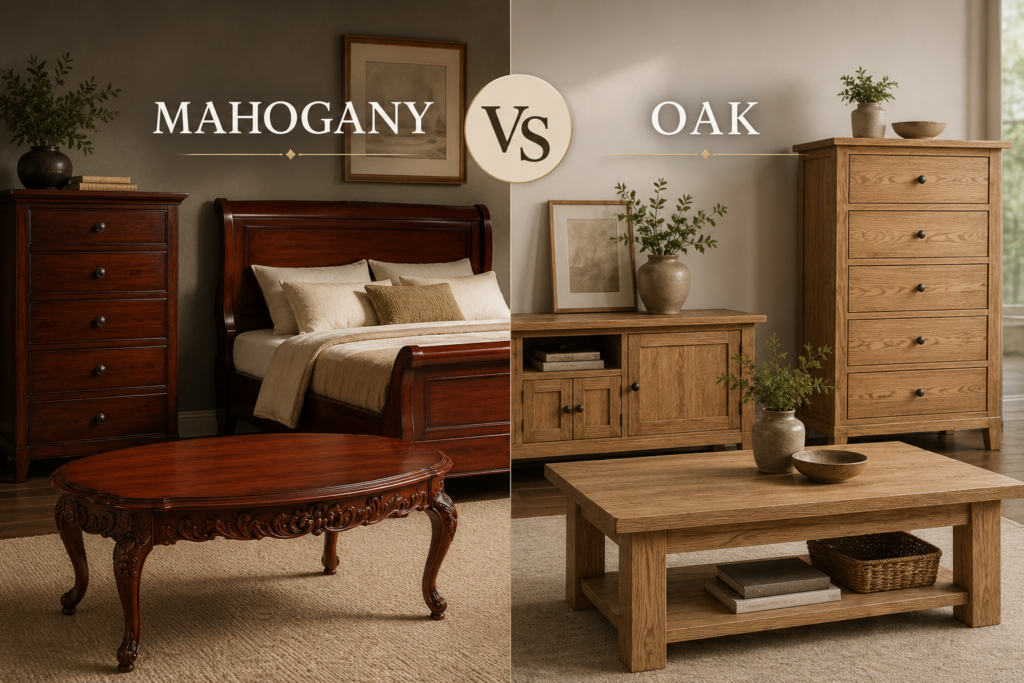 mahogany vs oak