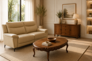 Furniture size for a small living room