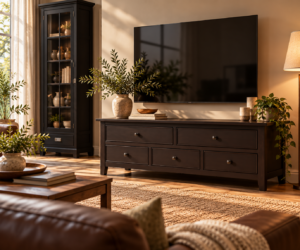 TV console size